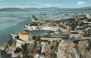 Gibraltar Rosia and South Barracks old postcard