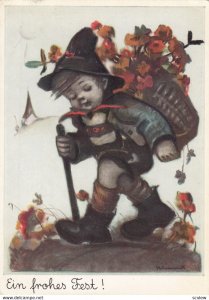 HUMMEL ; Ein frohes Fest! , Boy , 1940s