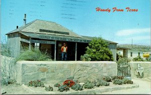 Vtg 1970s Judge Bean Museum Old House Law West Pecos Langtry Texas TX Postcard