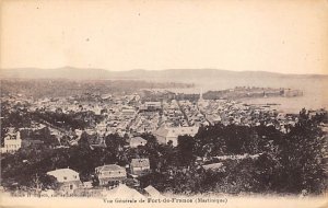 Vue Generale Fort-de-France Martinique Unused 