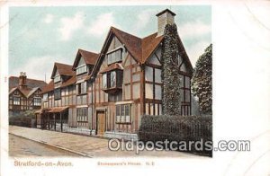 Shakespeare's House Stratford on Avon Unused tab markings from being in album