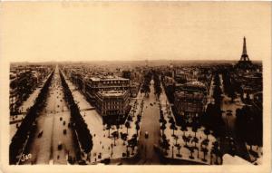 CPA PARIS 16e-Vue panoramique sur les Avenues des Champs Elysées (325368)