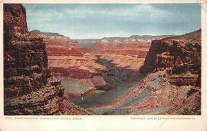 GRAND CANYON OF ARIZONA FROM JACOB'S LADDER NATIONAL PARK POSTCARD (1902)