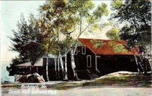 Rockport, ME Maine   DANCE HALL~OAKLAND PARK   1907 Hugh C Leighton Postcard