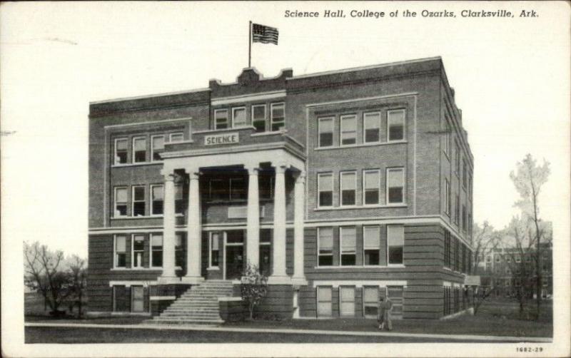 Clarksville AR College of Ozarks Postcard