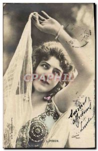 Old Postcard Theater The Woman Piron