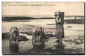 Old Postcard Scenes of the Norman lives in Port Bessin TOP Fishing