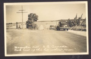 RPPC MAGNETIC HILL NEW BRUNSWICK NB CANADA VINTAGE REAL PHOTO POSTCARD