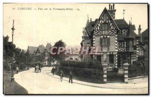 Old Postcard Cabourg Ser view the Normandy Hotel