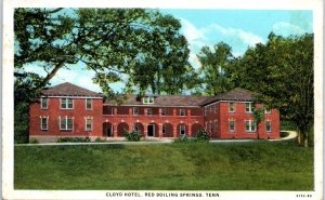 1920s Cloyd Hotel Red Boiling Springs Tennessee Postcard