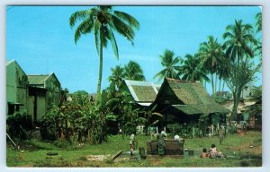 MALACCA Malay Kampong Malaysia Postcard