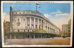 Vintage Postcard 1915-1930 Eastman Theatre & School of Music, Rochester, NY