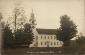 Jaffrey NH Town House c1915 Real Photo Postcard