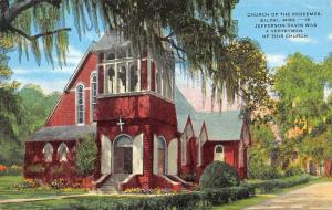 BILOXI, MS Mississippi     CHURCH OF THE REDEEMER     c1940's Linen Postcard