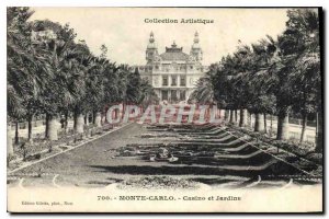 Old Postcard Collection Artistic Monte Carlo Casino and Gardens