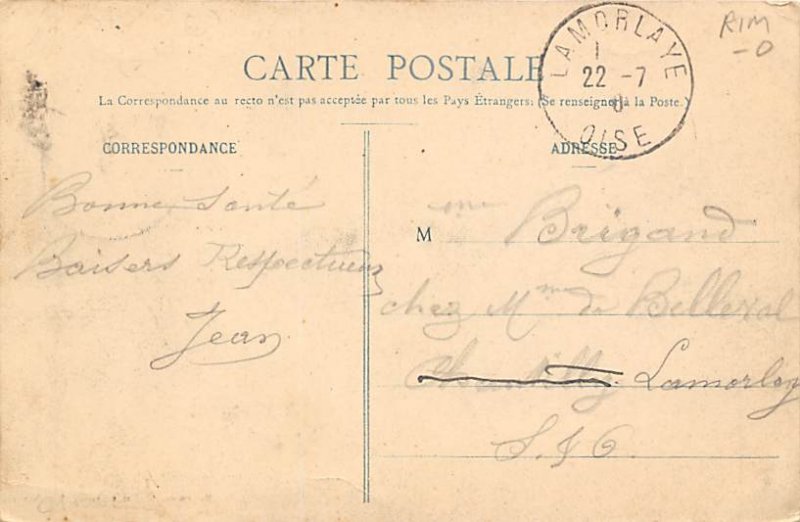 Quai Kleber avec Temple Israelite Strasbourg Judaic 1910 postal marking on front