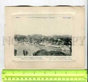 431540 BRAZIL RIO de JANEIRO Flores Island Immigrants Lodgings Landing POSTER