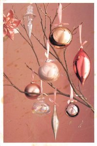 Winter Blossoms Venetian Glass Ornaments, Martha Stewart Everyday  