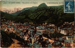 CPA Le Mont Dore Vue Generale et le Capucin FRANCE (1288679)