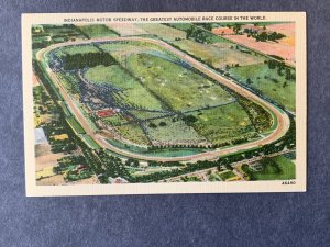 Indianapolis Motor Speedway Indianapolis IN Linen Postcard H2058082433