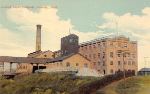 Lansing Michigan Lansing Sugar Company, Color Lithograph Vintage Postcard U9760