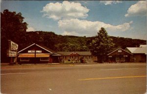 Williamsport PA Bodle's Knotty Pine Motel Route 15 Postcard T20