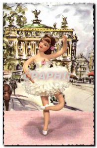 Postcard Modern Doll Paris Opera