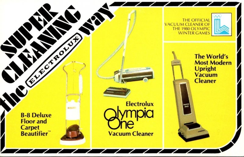 Rhode Island East Providence Advertising Electrolux Olympia One Vacuum Cleaner