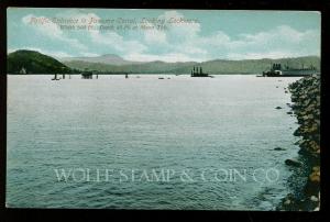 Early Postcard Pacific Entrance to Panama Canal Canal Zone B4035