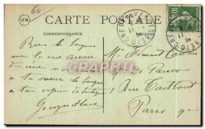 Old Postcard Crepy En Valois left two Arcades I Eglise Sainte Agathe (petil T...