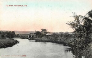 LP82   Berlin Wisconsin  Postcard Fox River