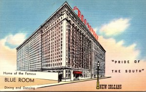 Louisiana New Orleans The Roosevelt Hotel Home Of The Famous The Blue Room