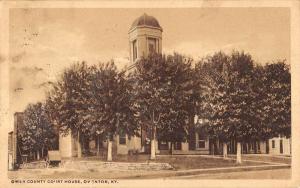 Owenton Kentucky Owen Court House Street View Antique Postcard K55411