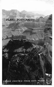 GRAND CANYON, ARIZONA GRAND CANYON FROM HOPI POINT RPPC REAL PHOTO POSTCARD