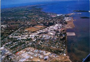 Aerial View Lautoka Fiji Postcard Sugar Industry