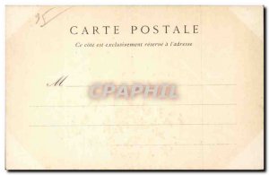 Old Postcard Chateau de la Roche Guyon L & # main 39entree