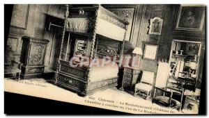 Old Postcard Charente La Rochefoucauld Chateau Bedroom Duke of Rochefoucauld