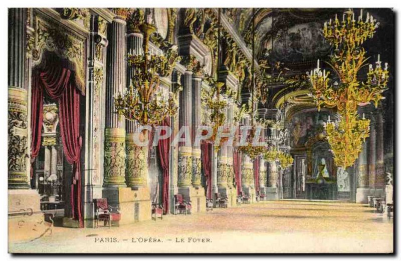 Paris Old Postcard L & # 39opera