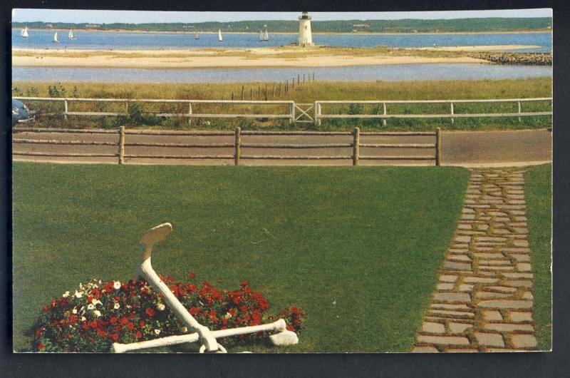 Martha's Vineyard, Massachusetts/Mass/MA Postcard, Edgartown Lighthouse,Cape Cod