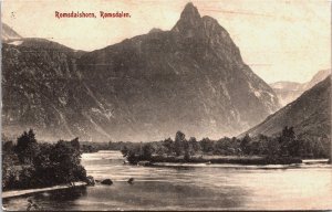 Norway Romsdalshornet Romsdalen Vintage Postcard C083