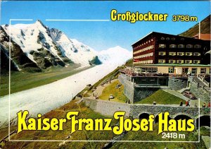 Austria  HOTEL FRANZ JOSEF HAUS At The Grossglockner  4X6 Advertising Postcard