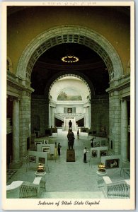 1963 Salt Lake City UT Utah State Capitol Interior Chrome Teich PC Tartaria A237