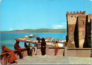 postcard Morocco - Tanger - Castle and Port