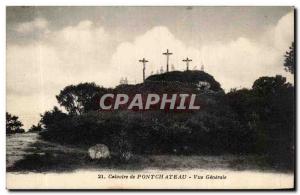 Old Postcard Calvary of Pontchateau General view