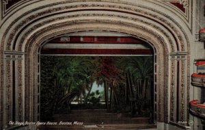 Boston, Massachusetts - The Stage at the Boston Opera House - in 1911