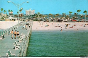 Florida Clearwater Beach Looking East From Pier 60 Fishing Pier