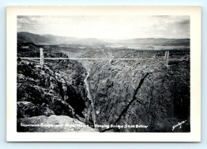 c1940s Royal Gorge, CO x8 Real Photos Pack Souvenir Highest Bridge Vtg Lot A20 