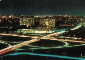 1974 Night View Toronto Ontario Canada Continental Postcard 2T7-124