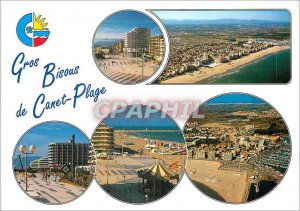 Modern Postcard Canet Plage Pyrenees Orientales Place of Mediterrannee and Ca...