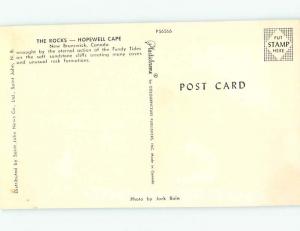 Unused Pre-1980 TOWN VIEW SCENE Hopewell Cape New Brunswick NB p8010